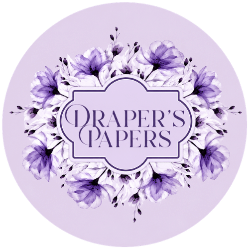 Draper's Papers logo – wallpaper sales and installation Holly Springs NC