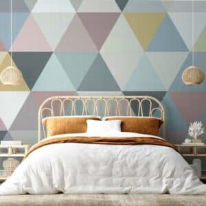 Geometric Triangles Wallpaper Mural