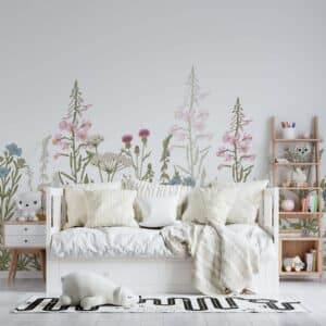 Meadow Wildflowers Wallpaper Mural